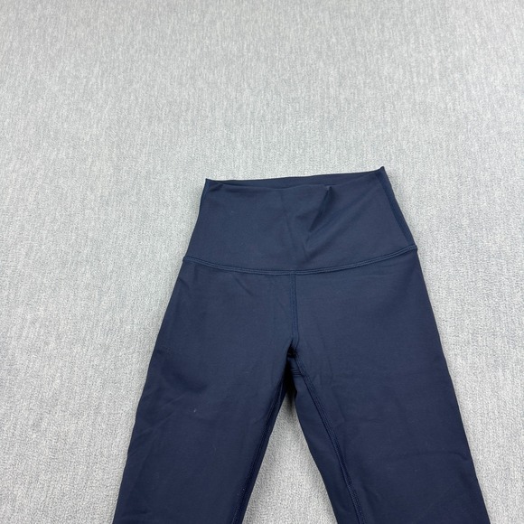 Lululemon Leggings Women 2 Blue Wunder Train High-Rise Tight 26" Yoga Gym Pants - Picture 2 of 12